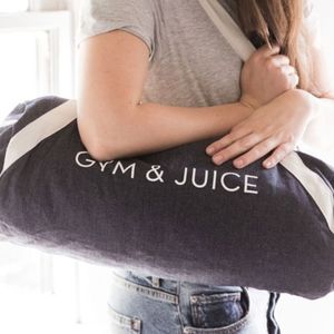 Denim Gym Duffle Bag by Private Party ⚡️GIVEAWAY